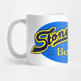 Stoney's Bologna - BEEF - Navy and Yellow Oval Logo Mug